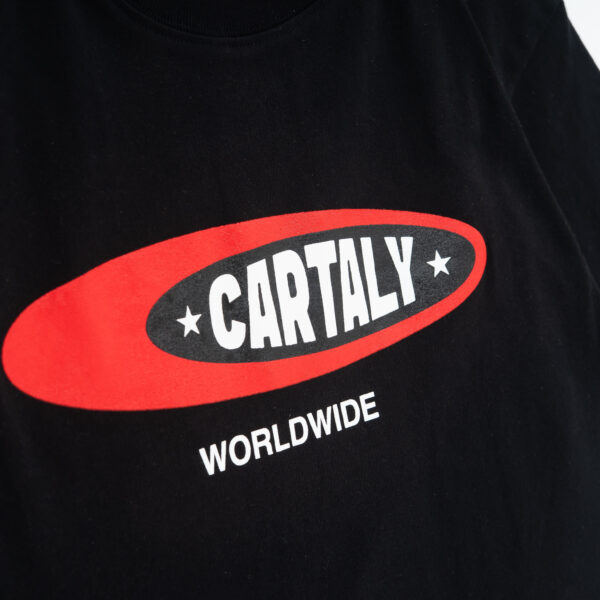 Cartaly Oval Block T-Shirt Black