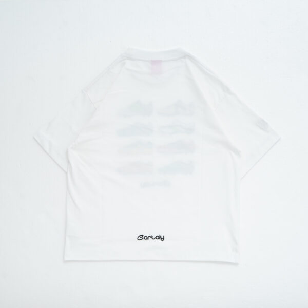 Cartaly Soccer Shoe T-Shirt White