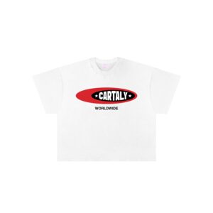Cartaly Oval Block T-Shirt White